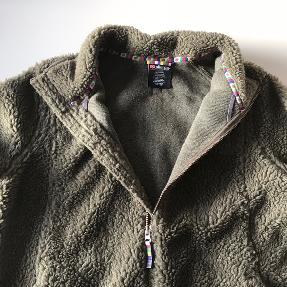 NWOT Sherpa adventure gear chamlang XL green jacket - Picture 4 of 13